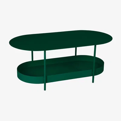 Made in Design Salsa Coffee table - / 119 x 58 cm by Fermob Green