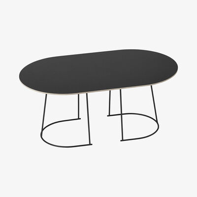 Made in Design Airy Coffee table - Medium -  88 x 51,5 cm by Muuto Black