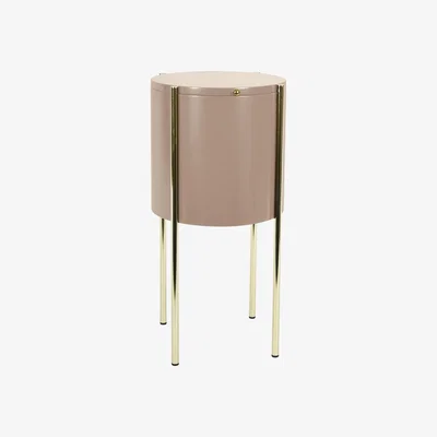 Made in Design Embore Small table - / Storage box - Ø 40 x H 60 cm by ENOstudio Pink