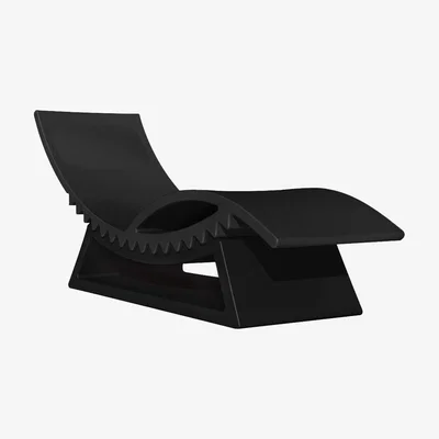 Made in Design TicTac Reclining chair - with coffee table by Slide Black