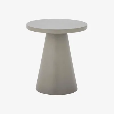Made in Design Ray End table stone grey / Ø 45 x H 50 cm - Fibro-cement - Bloomingville