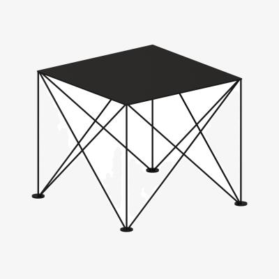 Made in Design Light Star Coffee table metal black / 51 x 51 x H 46 cm - Zeus
