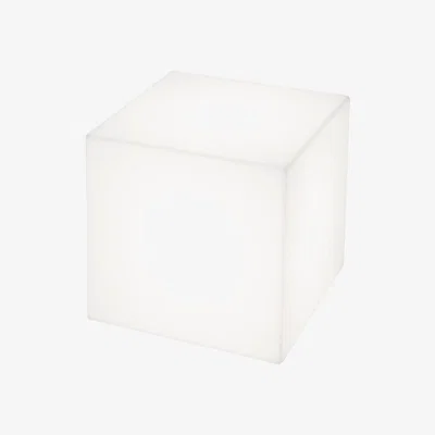 Made in Design Cubo luminous coffee table - Outdoor by Slide White