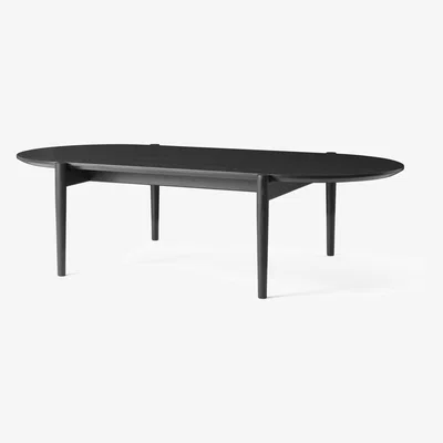 Made in Design Septembre Coffee table - 130 x 67 cm  / Stained Ash by Menu Black