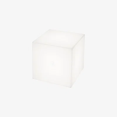 Made in Design Cubo Indoor luminous coffee table - / 43 cm - With cable by Slide White