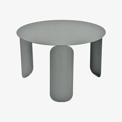 Made in Design Bebop Coffee table metal grey / Ø 60 x H 38 cm - Fermob