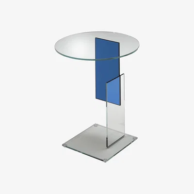 Made in Design Don Gerrit Coffee table by Glas Italia Blue/Transparent