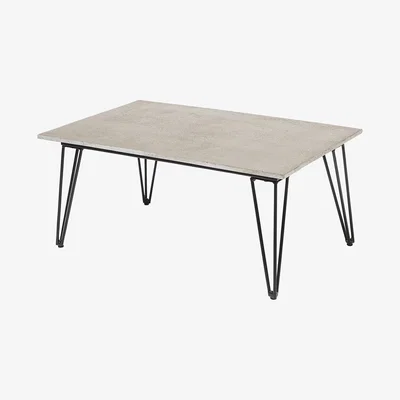Made in Design Concrete Coffee table - / Concrete - 90 x 60 cm by Bloomingville Grey