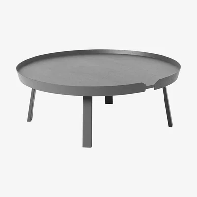 Made in Design Around XL Coffee table - Ø 95 x H 36 cm by Muuto Grey