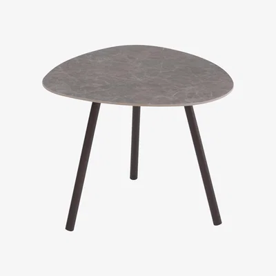 Made in Design Terramare Coffee table - Porcelain stoneware - 48 x 48 cm by Emu Black