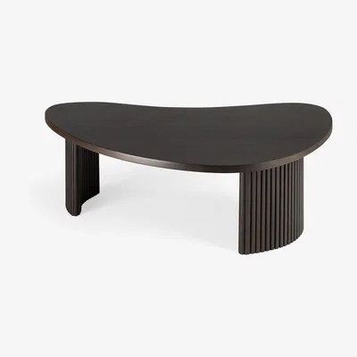 Made in Design Boomerang Coffee table - / 85 x 77 x H 29 cm - Mahogany by Ethnicraft Natural wood