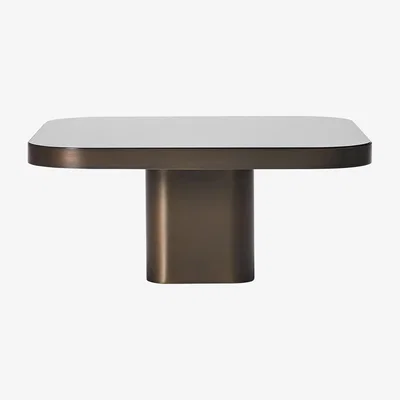 Made in Design Bow n°3 Coffee table - / 70 x 70 cm by ClassiCon Brown/Black