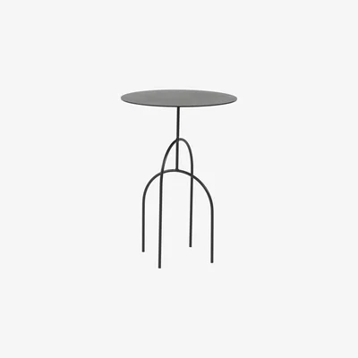 Made in Design Moça Coffee table - / Ø 40 x H 58 cm by Objekto Black
