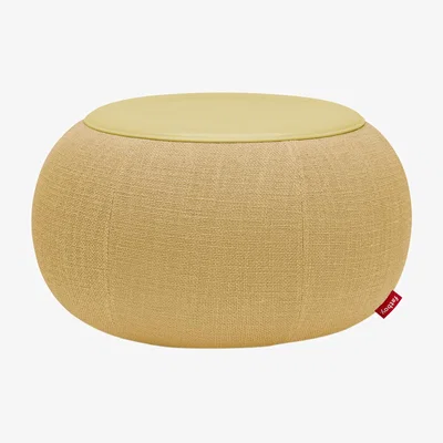 Made in Design Humpty End table textile yellow inflatable / Ø 65 x H 43 cm - Fatboy