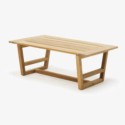 Made in Design Costes Coffee table natural wood / 100 x 60 cm - Teak - Ethimo