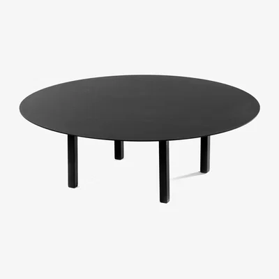 Made in Design 02 Medium Coffee table metal black / Ø 78 x H 25 cm - Serax