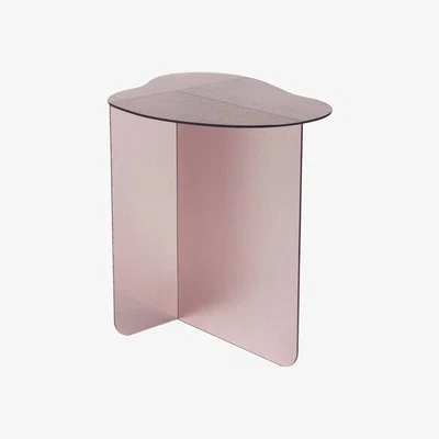 Made in Design Flow End table glass pink / 45 x 35 x H 45 cm - & klevering