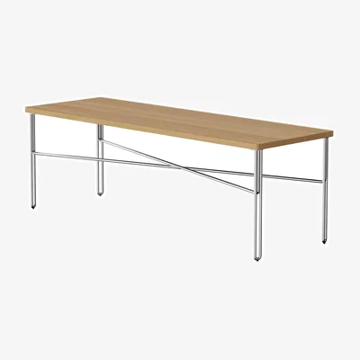 Made in Design Inline Coffee table natural wood / 120 x 40 x H 40 cm