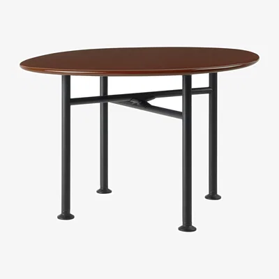 Made in Design Carmel Small Coffee table ceramic red red ceramic / Ø 60 x H 40 cm - Gubi