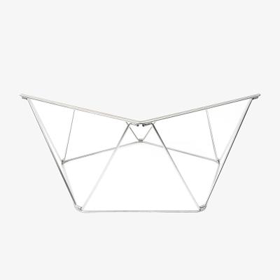 Made in Design Penta Coffee table wood white / 1970 design - 82 x 88 x H 39 cm - Compagnie