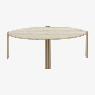 Made in Design Tribus Coffee table stone beige / Travertine - 92 x 47 x H 35 cm - AYTM