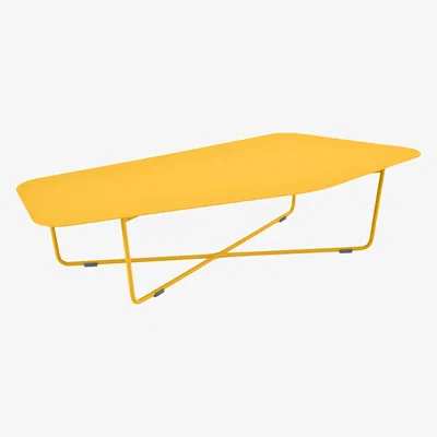 Made in Design Ultrasofa Coffee table - Metal / 162 x 74 cm by Fermob Yellow