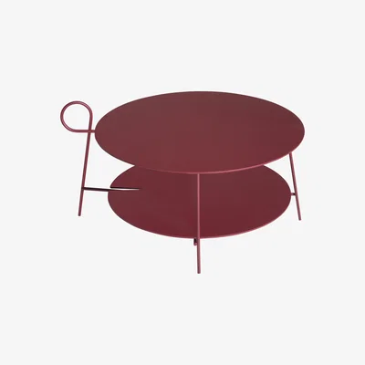 Made in Design Carmina Coffee table - / Ø 70 x H 43 cm by Driade Red