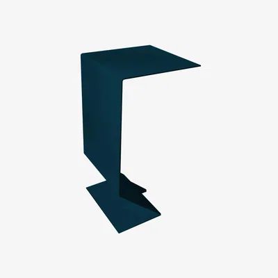 Made in Design Mark End table metal blue L 27 x H 51 cm - Moroso