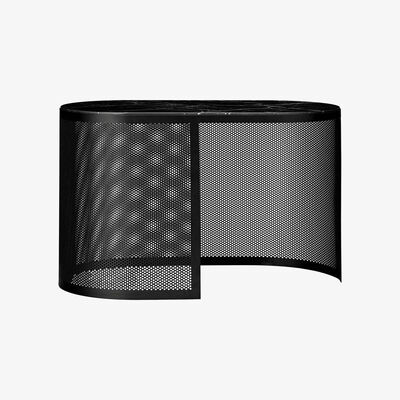 Made in Design Pausillus Large Coffee table - / Perforated metal & marble by AYTM Black
