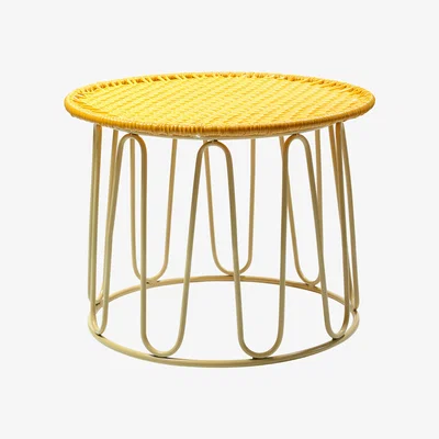 Made in Design Circo Coffee table - / Ø 51 x H 42 cm by ames Yellow