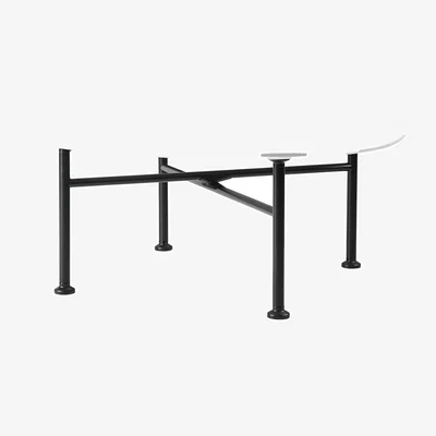 Made in Design Carmel Medium Coffee table ceramic white white ceramic / Ø 75 x H 30 cm - Gubi