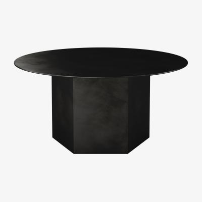 Made in Design Epic Coffee table - / Steel - Ø 80 x H 38 cm by Gubi Black