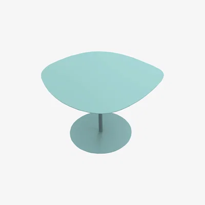 Made in Design Galet n°1 OUTDOOR Coffee table - / OUTDOOR - 59 x 63 - H 39.9 cm by Matière Grise Blue