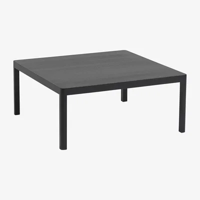 Made in Design Workshop Coffee table - / Oak - 86 x 86 cm by Muuto Black