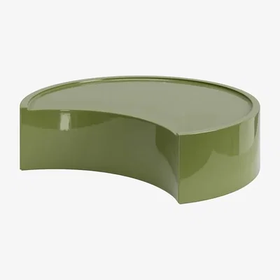 Made in Design Low Bol Coffee table plastic material green / Ø 80 x H 21 cm - Zanotta