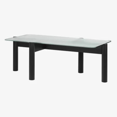 Made in Design Kob Coffee table glass black / 105 x 55 x H 40.5 cm - NOO.MA