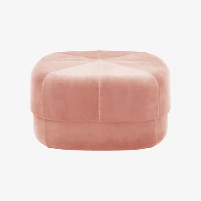 Made in Design Circus Large Pouf - Coffee table - Large - 65 x 65 cm by Normann Copenhagen Pink