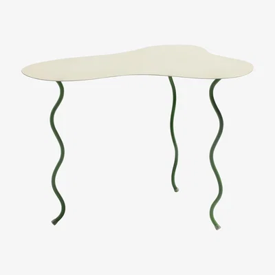 Made in Design Squiggle Medium Table s'appoint - / 54 x 39 x H 40 cm - Metal by & klevering Green