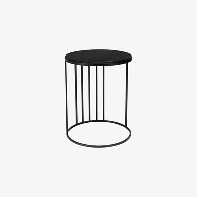 Made in Design Posea Coffee table - / Marble - 40 x 40 cm by Bolia Black