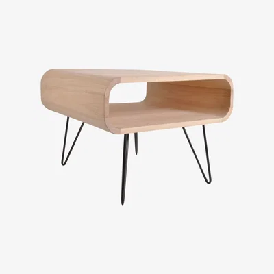Made in Design Metro Square Medium Coffee table - / L 60 X H 46 cm by XL Boom Natural wood