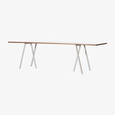 Made in Design Loop Rectangular table - L 180 cm by Hay White