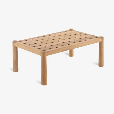 Made in Design Pevero Coffee table - / 80 x 50 cm - Teak by Unopiu Natural wood