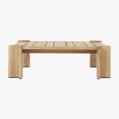 Made in Design Atmosfera Coffee table - / 113 x 100 cm - Teak by Gubi Natural wood
