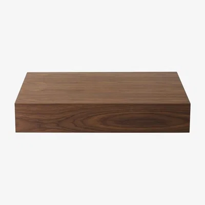 Made in Design Mass Wide Coffee table wood brown / 103 x 75 x H 21 cm - NEW WORKS