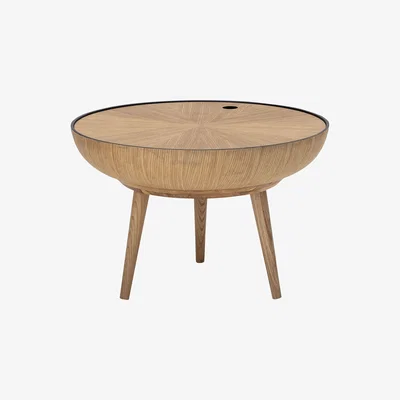 Made in Design Ronda Coffee table - / Detachable top - Ø 60 cm by Bloomingville Natural wood