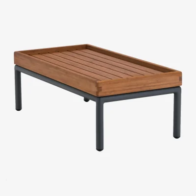 Made in Design Level Coffee table natural wood / 40 x 81 cm - Bamboo - Houe