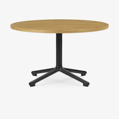 Made in Design Lunar Coffee table - / Ø 70 x H 40 cm - Natural oak by Normann Copenhagen Natural wood