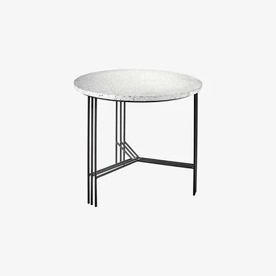 Made in Design Terrazzo Coffee table - Ø 50 x H 45 cm by Serax Grey/Black