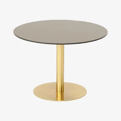Made in Design Flash Coffee table - / Ø 60 cm by Tom Dixon Gold/Metal