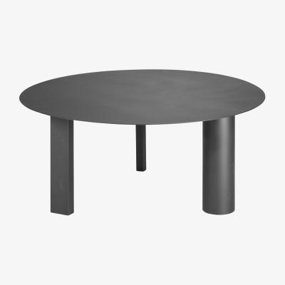 Made in Design Tubes Large Coffee table metal black / Ø 70 x H 29.5 cm - Serax